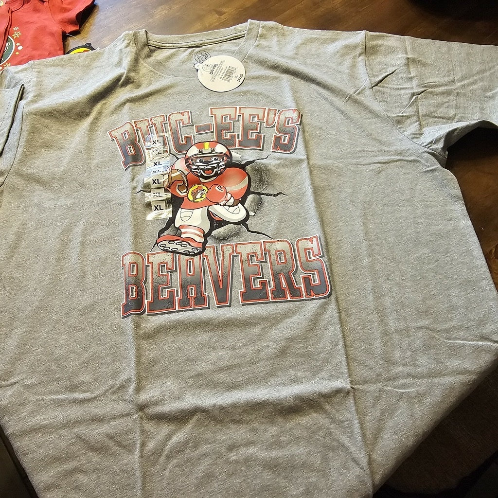 Buc-ee's Football Themed tee-shirt